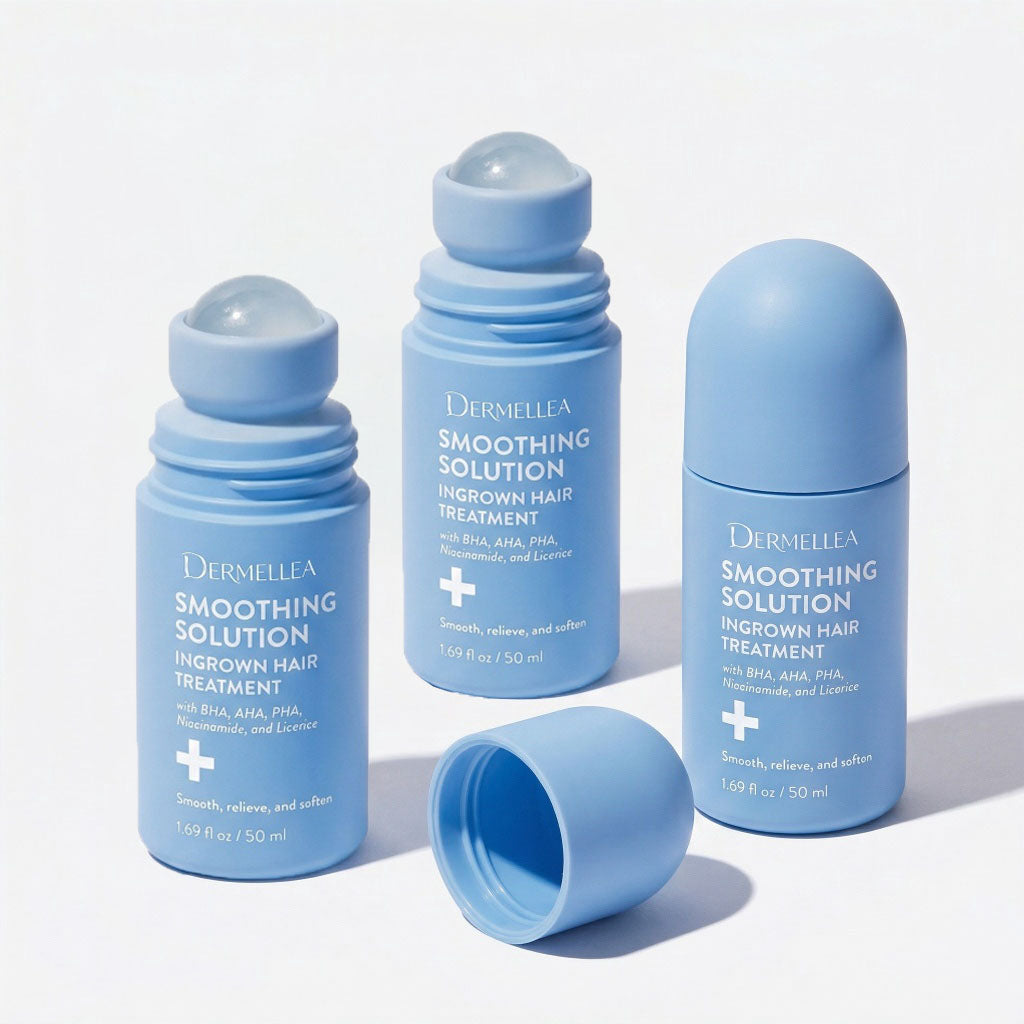 PleasingStore Smoothing Solution Roll-On Treatment for Ingrown Hairs, Razor Bumps & Rough Post-Shave Skin