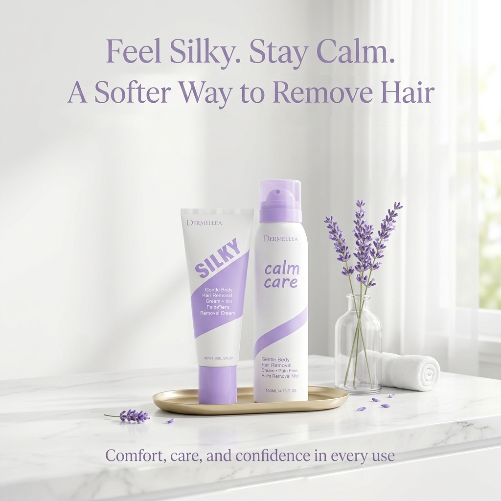 PleasingStore Bikini Hair Removal Cream & Mousse Set – Pain-Free, Gentle & Fast for Sensitive Skin