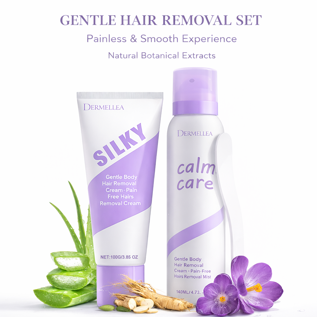 PleasingStore Bikini Hair Removal Cream & Mousse Set – Pain-Free, Gentle & Fast for Sensitive Skin