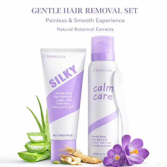 PleasingStore Bikini Hair Removal Cream & Mousse Set – Pain-Free, Gentle & Fast for Sensitive Skin