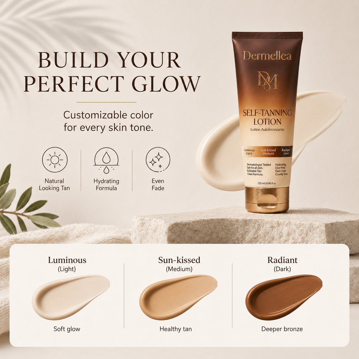Last Day Buy 1 Get 1 Free Pleasingstore Self Tanner Body Lotion