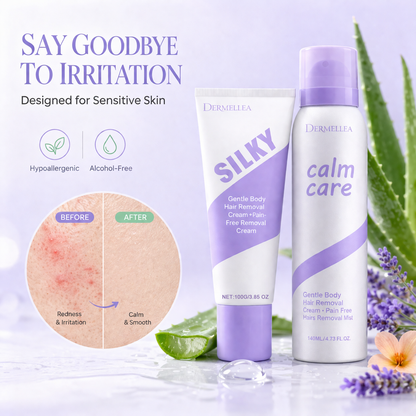 PleasingStore Bikini Hair Removal Cream & Mousse Set – Pain-Free, Gentle & Fast for Sensitive Skin