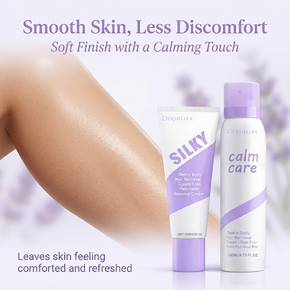 PleasingStore Bikini Hair Removal Cream & Mousse Set – Pain-Free, Gentle & Fast for Sensitive Skin