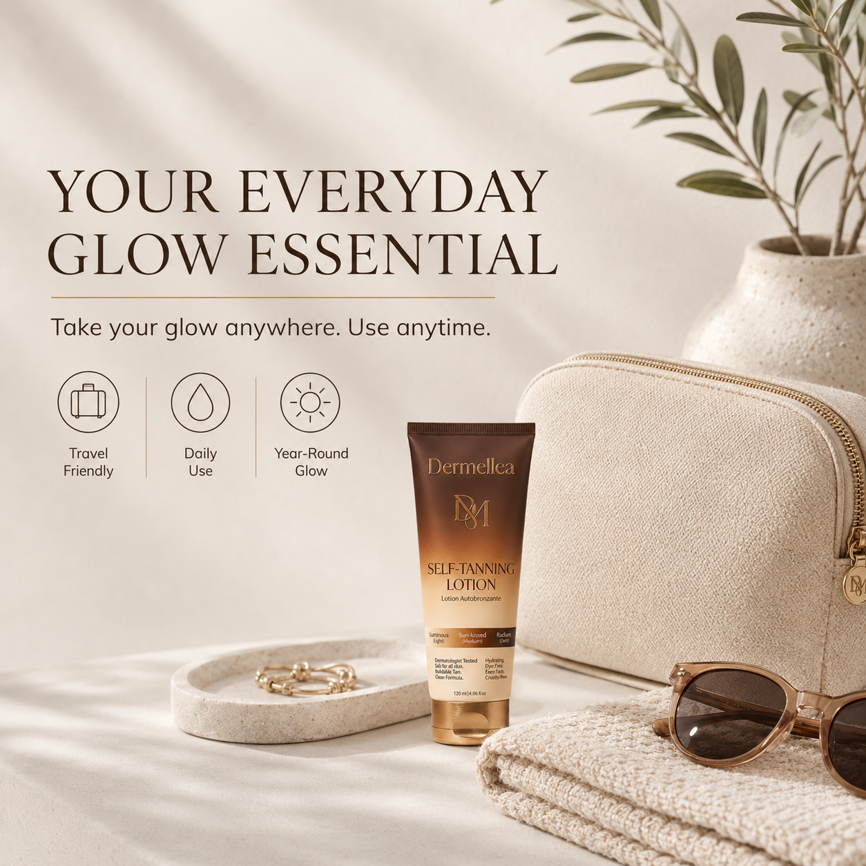 Last Day Buy 1 Get 1 Free Pleasingstore Self Tanner Body Lotion