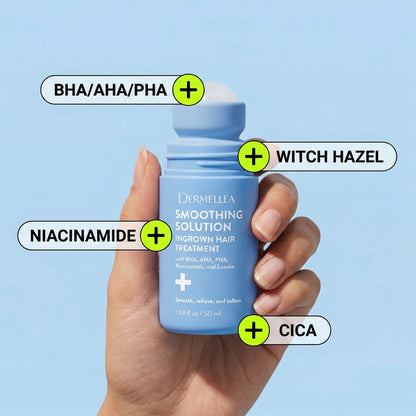 PleasingStore Smoothing Solution Roll-On Treatment for Ingrown Hairs, Razor Bumps & Rough Post-Shave Skin