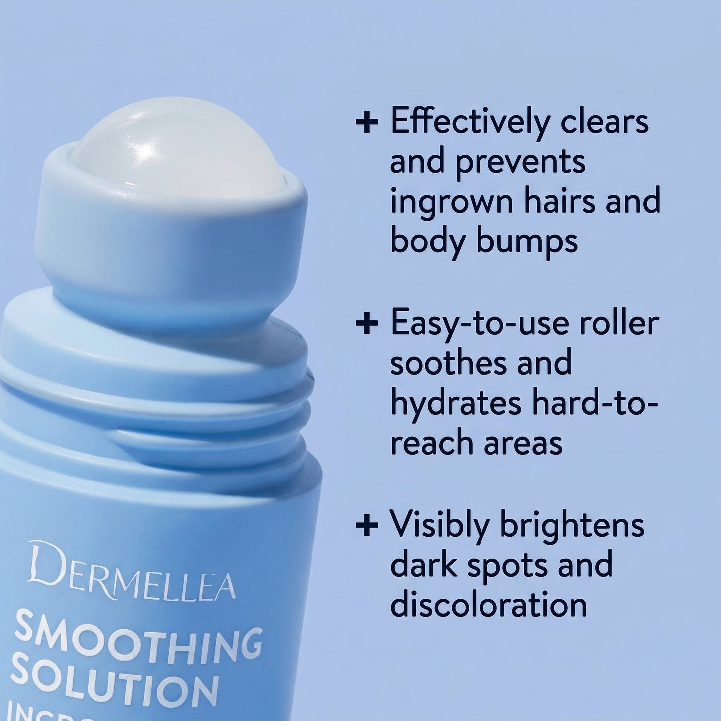 PleasingStore Smoothing Solution Roll-On Treatment for Ingrown Hairs, Razor Bumps & Rough Post-Shave Skin