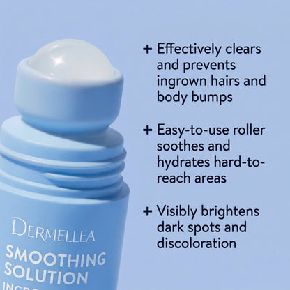 PleasingStore Smoothing Solution Roll-On Treatment for Ingrown Hairs, Razor Bumps & Rough Post-Shave Skin