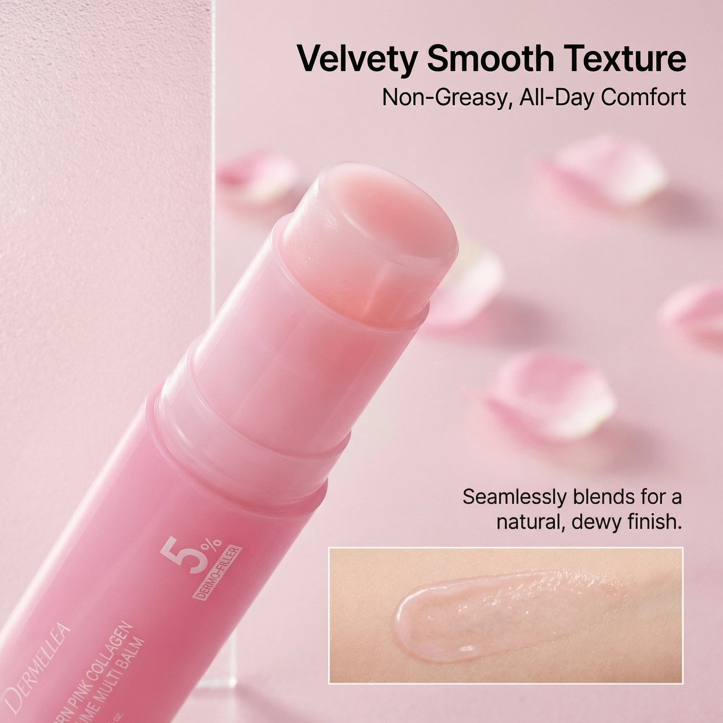 PleasingStore Pink Collagen Plumping Multi Balm – Firm, Smooth & Youthful Skin